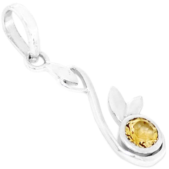 1.2" Citrine Pendants - P1360C