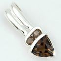0.8" Smokey Quartz Pendants - P1362S
