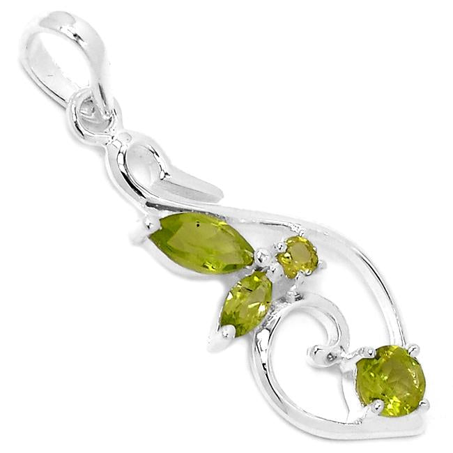 1.5" Peridot Pendants - P1363P