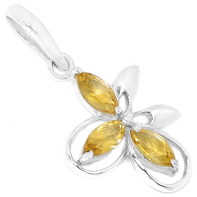 1.1" Citrine Pendants - P1366C
