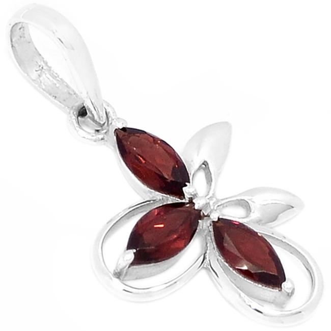 1.1" Garnet Pendants - P1366G