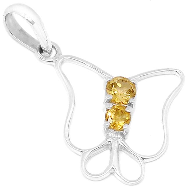 1.2" Citrine Pendants - P1373C