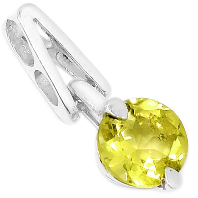 0.8" Lemon Topaz Pendants - P1374LT