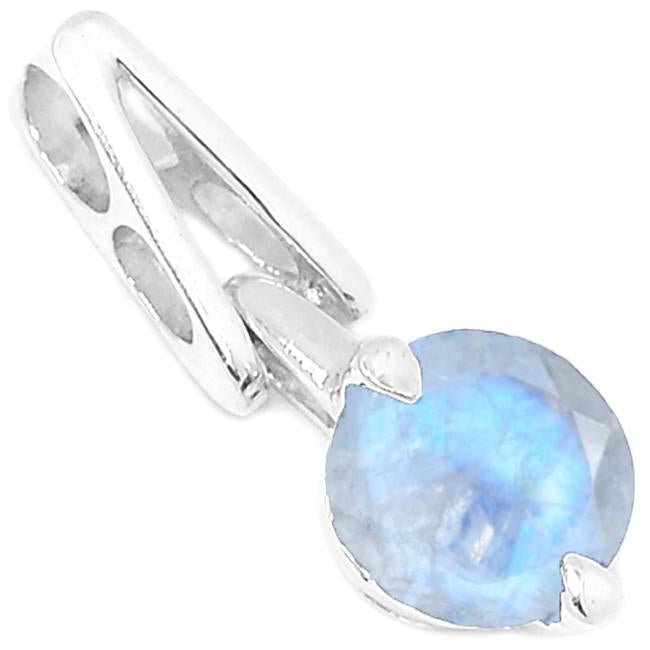 0.8" Rainbow Moonstone Pendants - P1374M