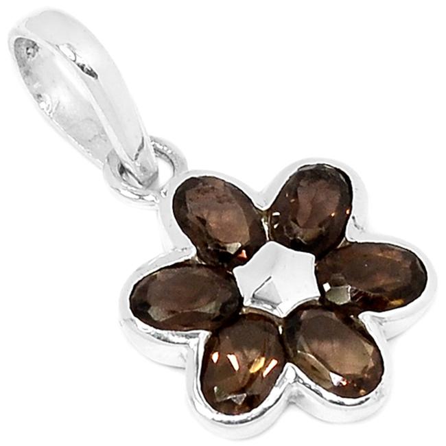 0.8" Smokey Quartz Pendantst - P1376S
