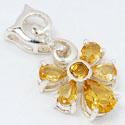 1.1" Citrine Pendantst - P1378C