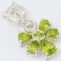 1.1" Peridot Pendantst - P1378P