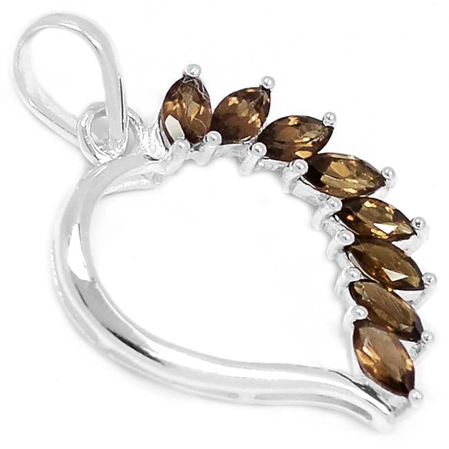 1.1" Smokey Quartz Pendantst - P1379S