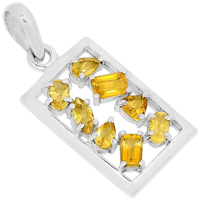 1.2" Citrine Pendantst - P1381C