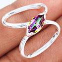 0.7" Mystic Topaz Pendantst - P1387MT