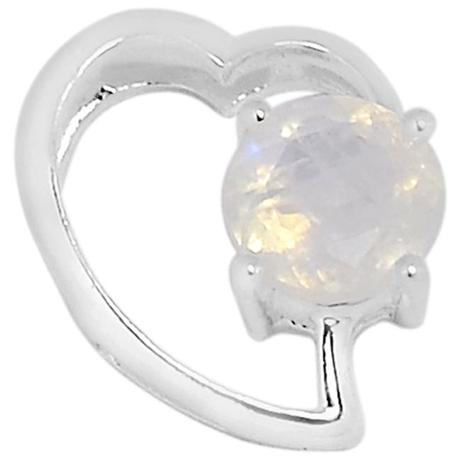 0.7" Rainbow Moonstone Pendantst - P1389M