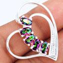 1.3" Mystic Topaz Pendants - P1392MT