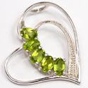 1.3" Peridot Pendantst - P1392P