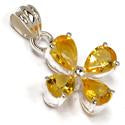 1" Citrine Pendantst - P1396C