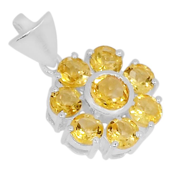 0.8" Citrine Pendantst - P1399C