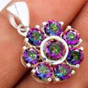 0.8" Mystic Topaz Pendantst - P1399MT