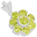 0.8" Peridot Pendantst - P1399P