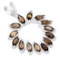 1.1" Smokey Quartz Pendantst - P1402S