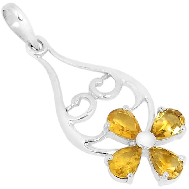 1.6" Citrine Pendantst - P1419C