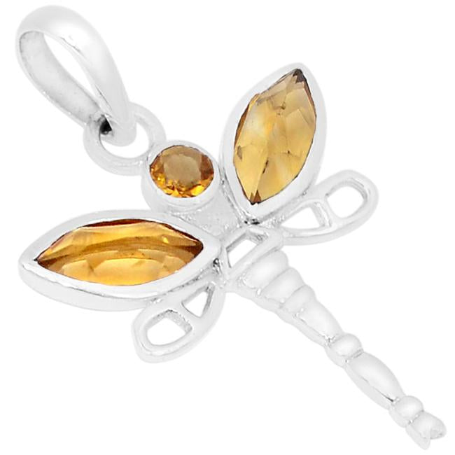 1.5" Citrine Pendantst - P1425C