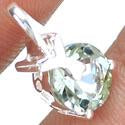 0.6" Green Amethyst Pendantst - P1429GA