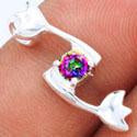 0.7" Mystic Topaz Pendants - P1432MT