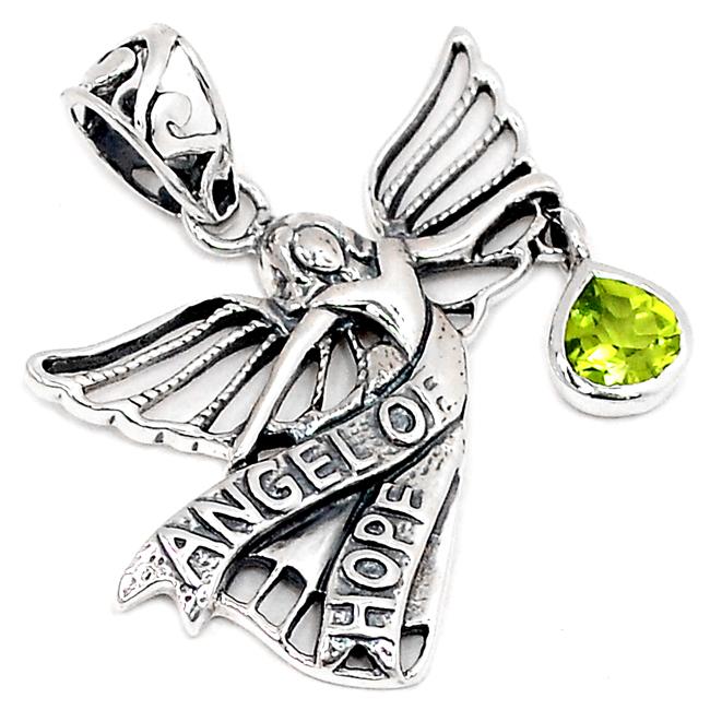 1.2" Peridot Pendantst - P1449P