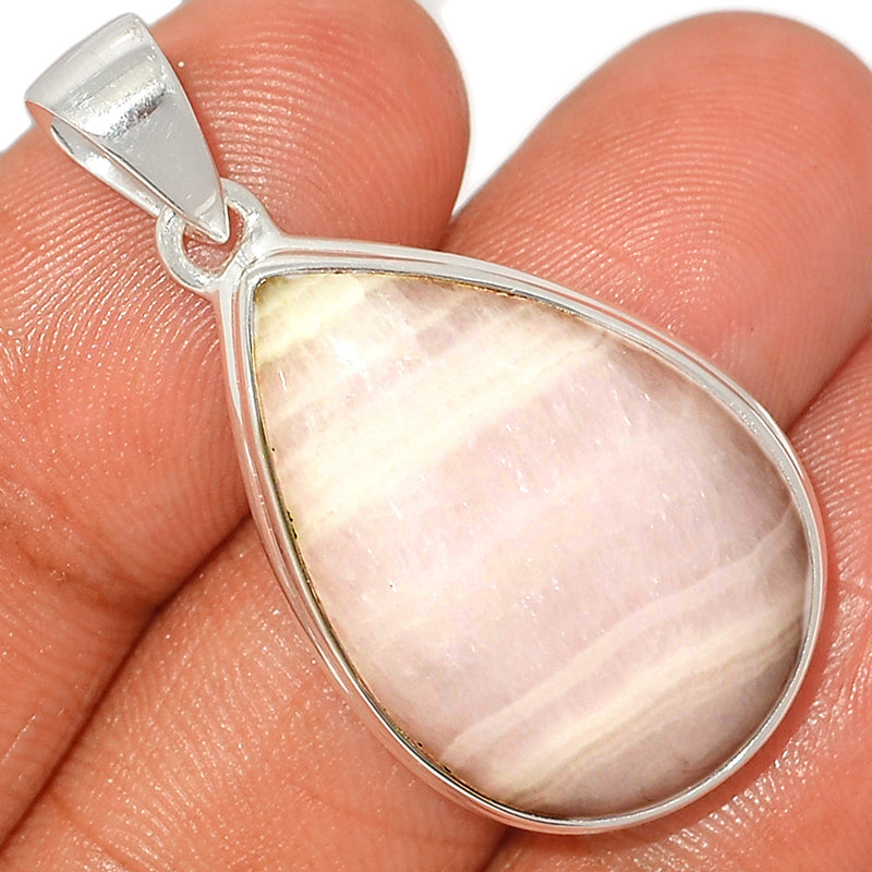 1.6" Mangano Calcite Pendants - PARP125