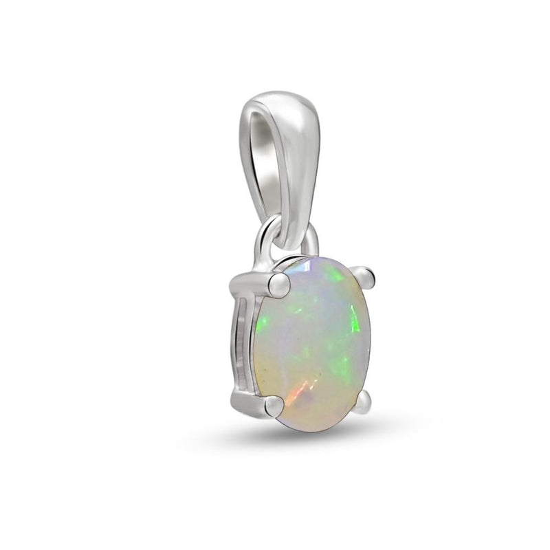 7*5 MM Oval - Ethiopian Opal Faceted Pendants - PBC201-EOF Catalogue