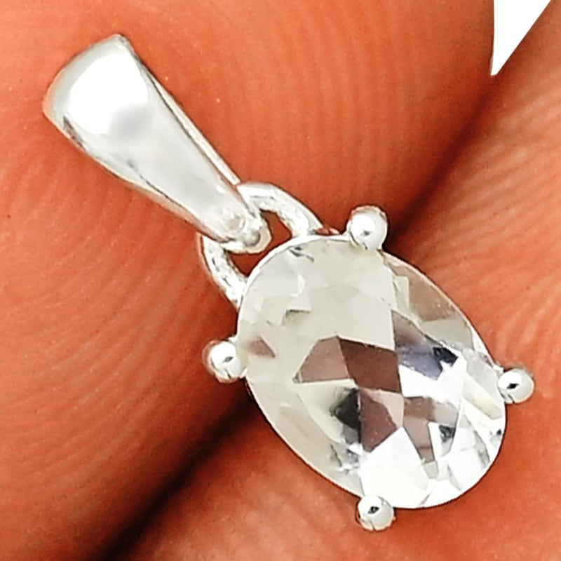 7*5 MM Oval - Petalite Faceted Pendants - PBC201-PTF Catalogue