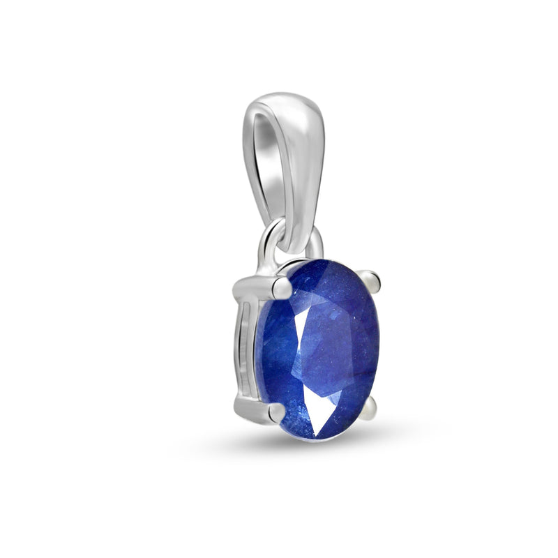 7*5 MM Oval - Natural Sapphire Pendants - PBC201-S Catalogue