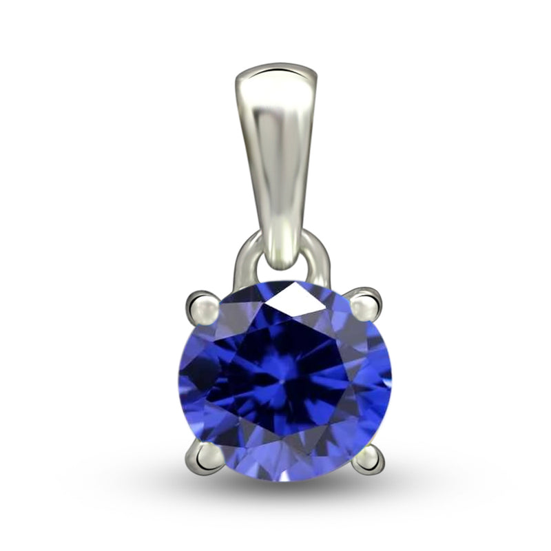 5*5 MM Round - Tanzanite - Faceted Jewelry Pendants PBC202-TZF Catalogue