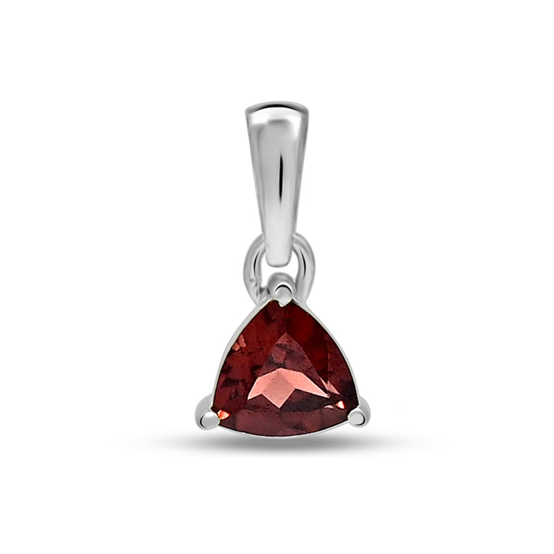6*6 MM Trillion - Garnet Faceted Pendants - PBC204-GRF Catalogue