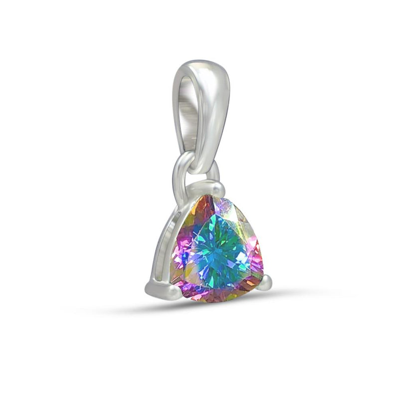 6*6 MM Trillion - Mercury Mystic Topaz Pendants - PBC204-MMT Catalogue