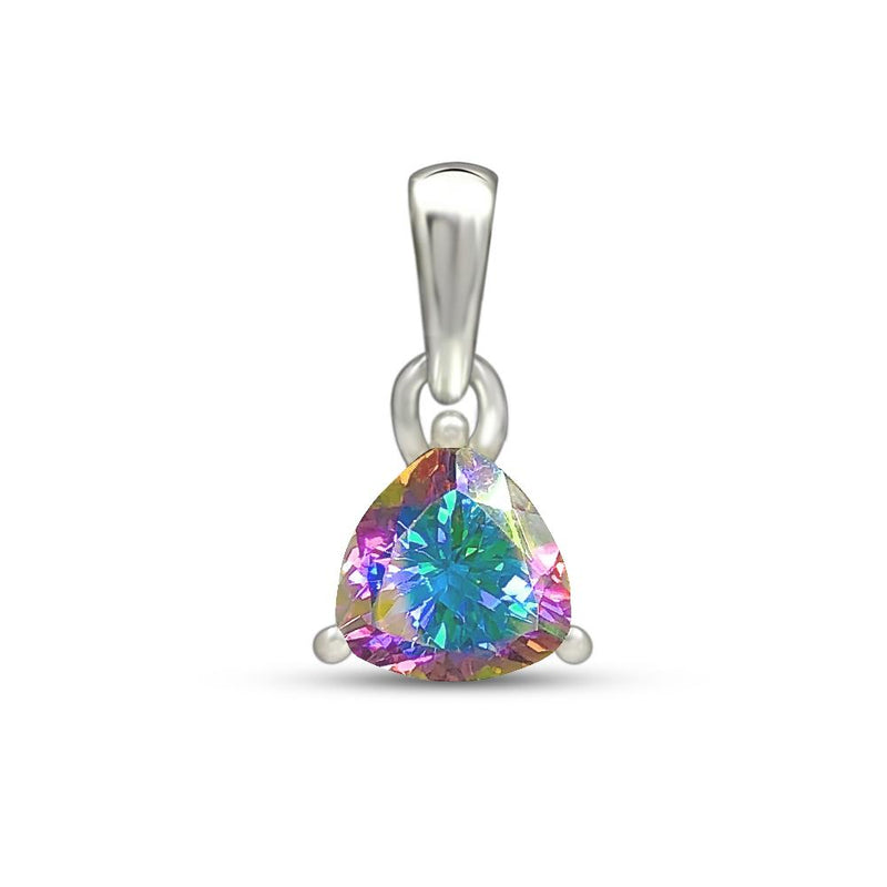 6*6 MM Trillion - Mercury Mystic Topaz Pendants - PBC204-MMT Catalogue