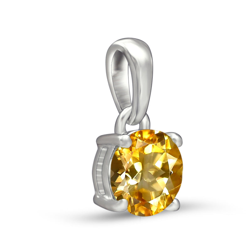 6*6 MM Round - Citrine Pendants - PBC206-C Catalogue