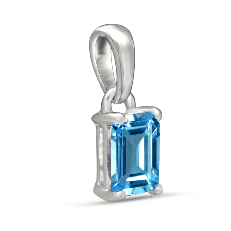 7*5 MM Octo - Blue Topaz Jewelry Pendants PBC207-BT Catalogue