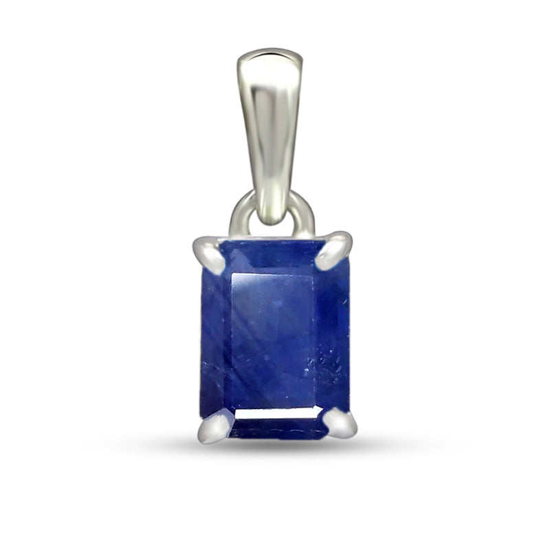 7*5 MM Octo - Natural Sapphire Pendants - PBC207-SAP Catalogue