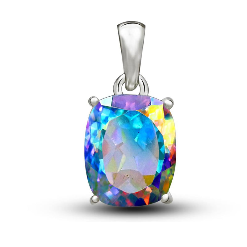 10*8 MM Cushion - Mercury Mystic Topaz Pendants - PBC212-MMT Catalogue