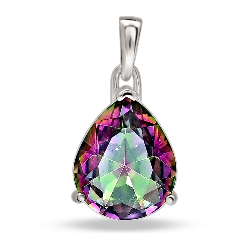 10*12 MM Pear - Mystic Topaz Pendant - PBC219-MT Catalogue