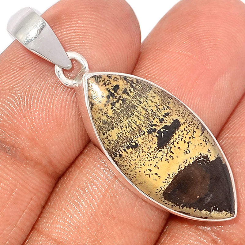 1.7" Paint Brush Jasper Pendants - PBPP42