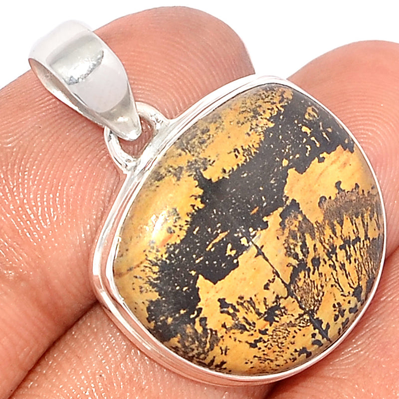 1.2" Paint Brush Jasper Pendants - PBPP55