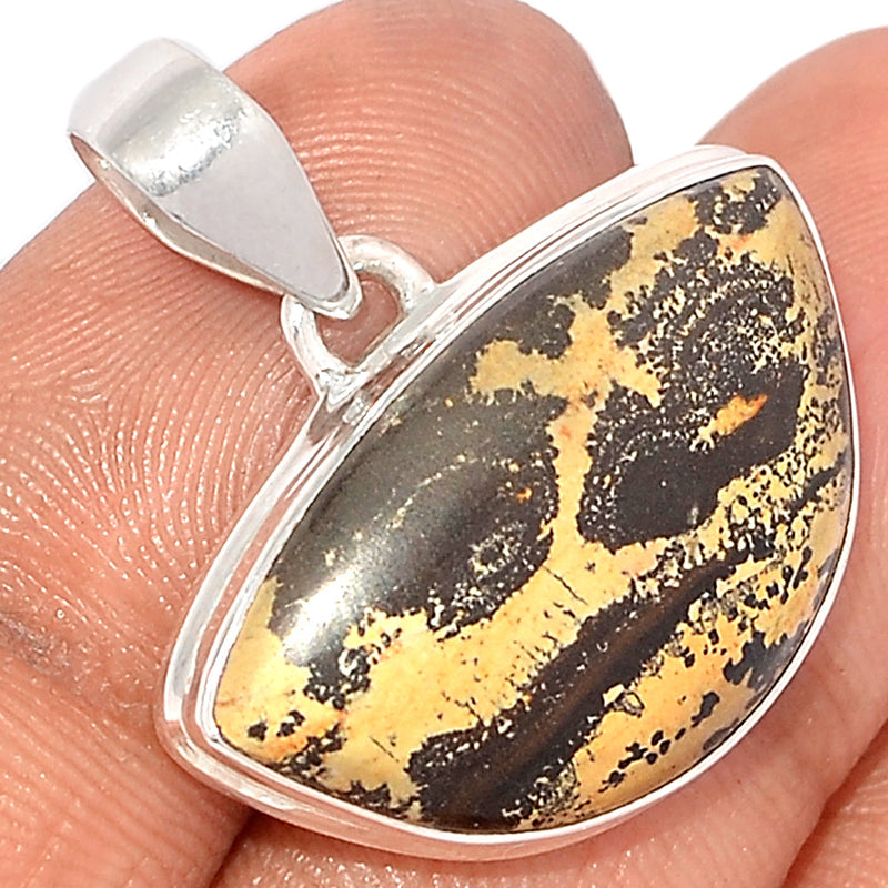 1.1" Paint Brush Jasper Pendants - PBPP57