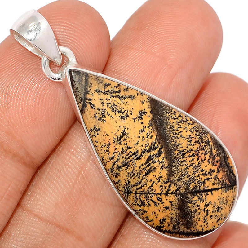 1.8" Paint Brush Jasper Pendants - PBPP62