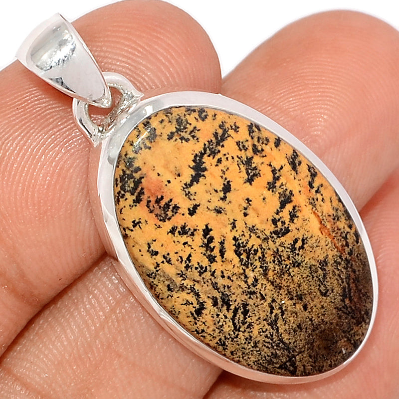 1.6" Paint Brush Jasper Pendants - PBPP63
