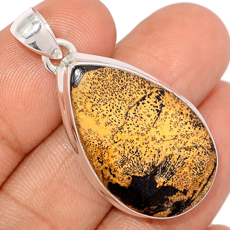 1.7" Paint Brush Jasper Pendants - PBPP64