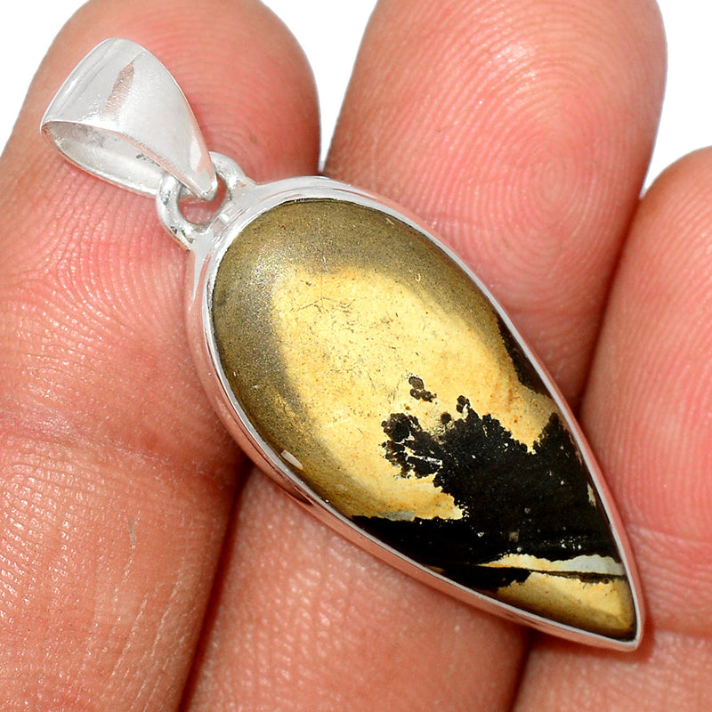 1.6" Paint Brush Jasper Pendants - PBPP6