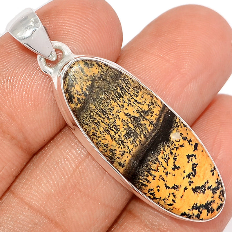 1.7" Paint Brush Jasper Pendants - PBPP70
