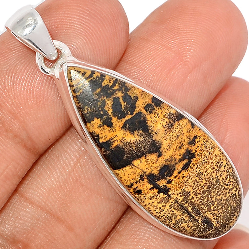 1.8" Paint Brush Jasper Pendants - PBPP74