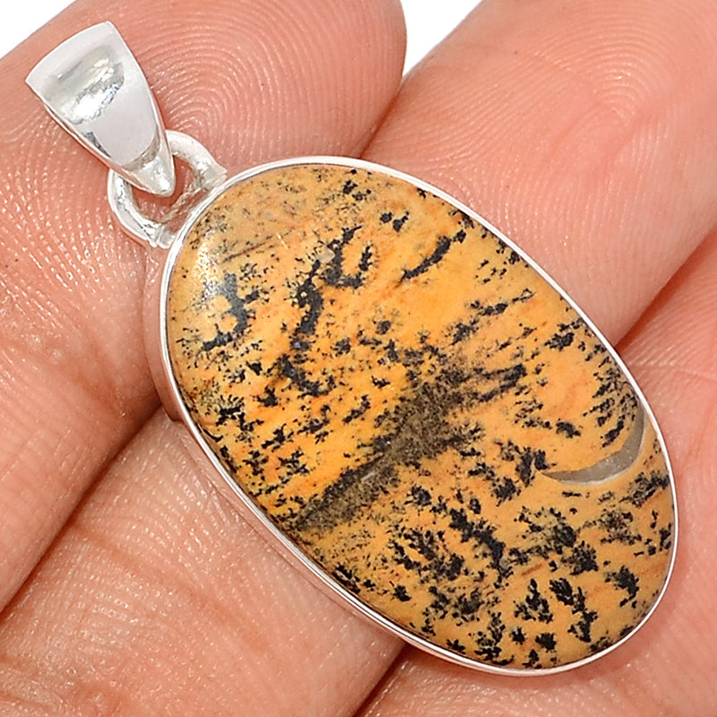 1.3" Paint Brush Jasper Pendants - PBPP83